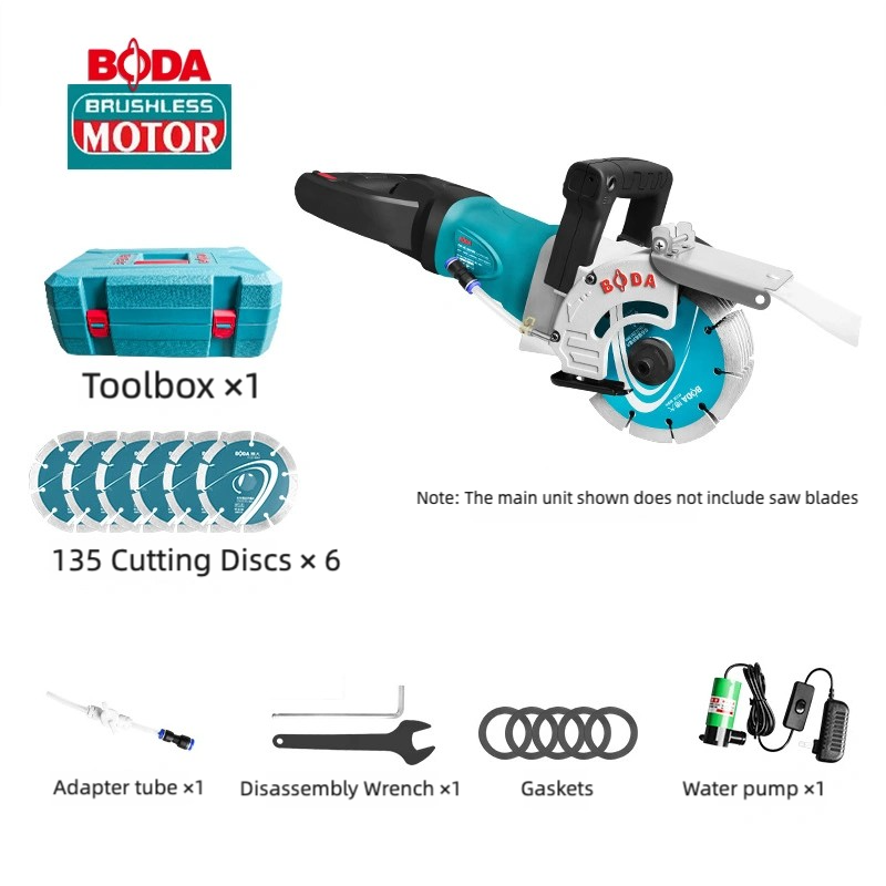 Electric Concrete Cutter - BODA 4000W Brushless Electric Concrete &