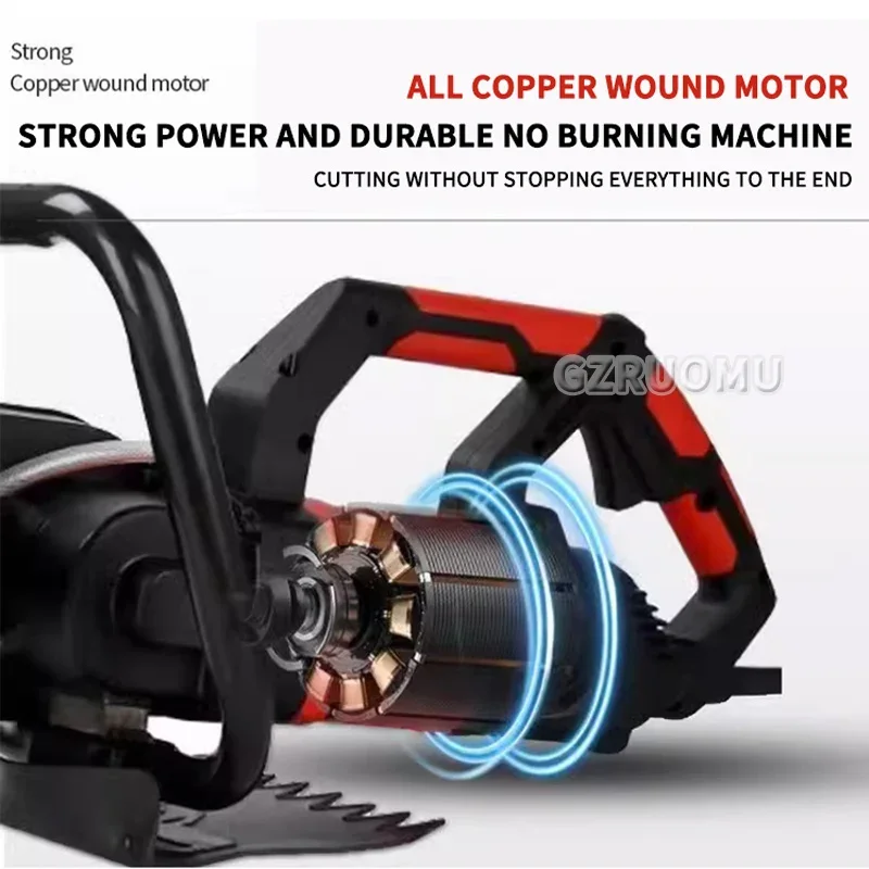 Electric Concrete Cutter - Automatic Power Cutter Tools 7800W/220V Electric