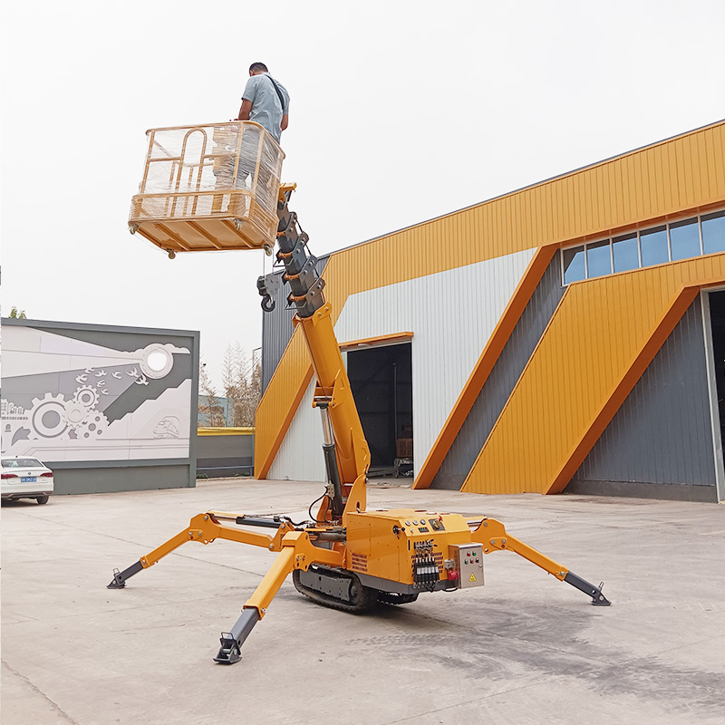Customized Spider Crawler Cran - مراجعة Compact Crawler Boom Lift وسعره