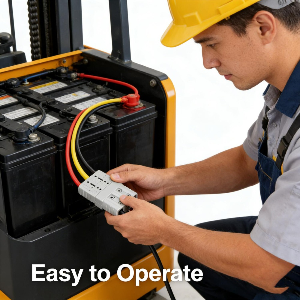 50A Forklift Battery Connector - مراجعة Heavy Equipment Management وسعره