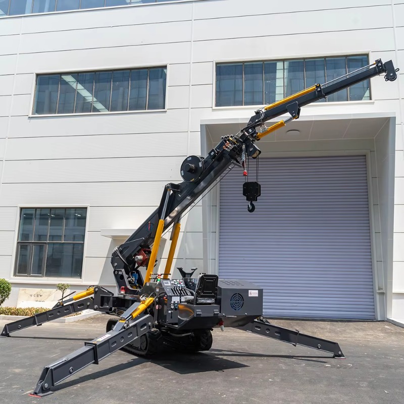 Mini Spider Crane Compact Elec - مراجعة Heavy Equipment Electrical وسعره