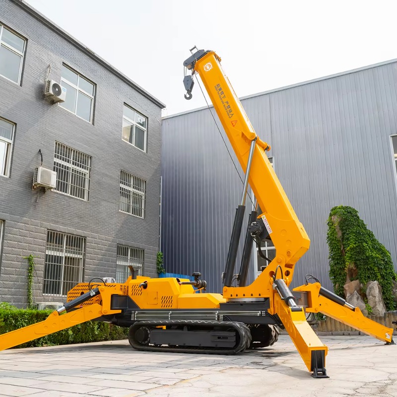 Mini Spider Crane Compact Elec - مراجعة Heavy Equipment Electrical وسعره