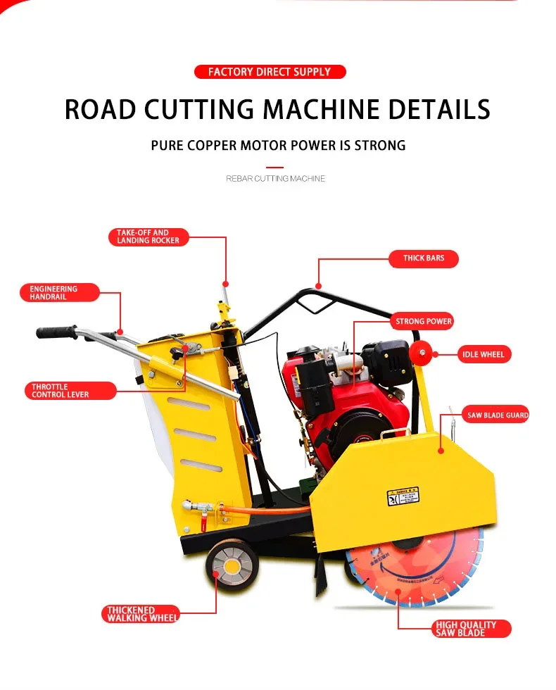 Road Saw New Design Asphalt Co - مراجعة Electric Concrete Cutter وسعره
