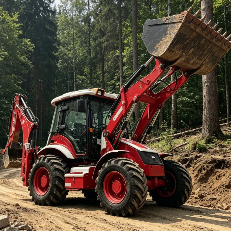 Loader Backhoe Industrial Grad - مراجعة Heavy Equipment Work وسعره