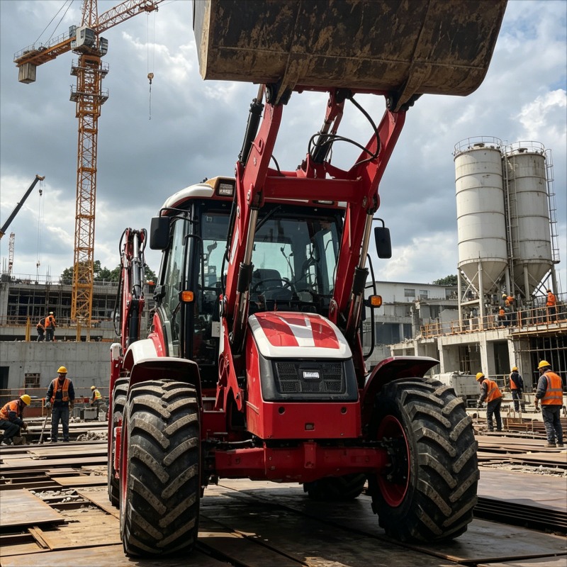 Loader Backhoe Industrial Grad - مراجعة Heavy Equipment Work وسعره