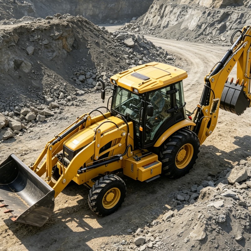 Loader Backhoe Industrial Grad - مراجعة Heavy Equipment Work وسعره