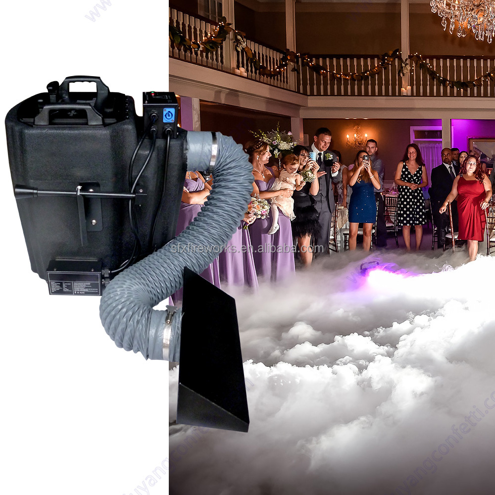 6000W Dry Ice Low Fog Machine  - مراجعة Heavy Equipment In Chinese وسعره
