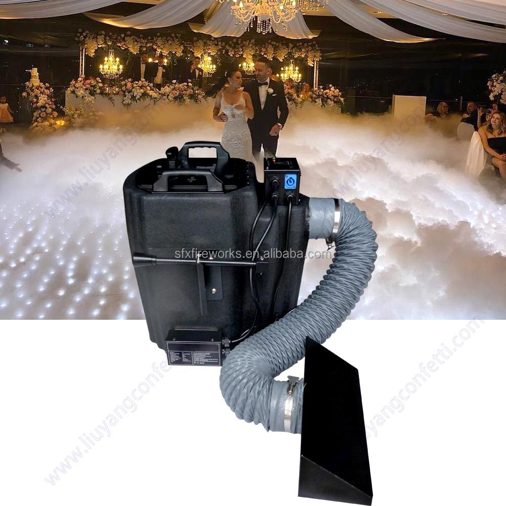 6000W Dry Ice Low Fog Machine  - مراجعة Heavy Equipment In Chinese وسعره