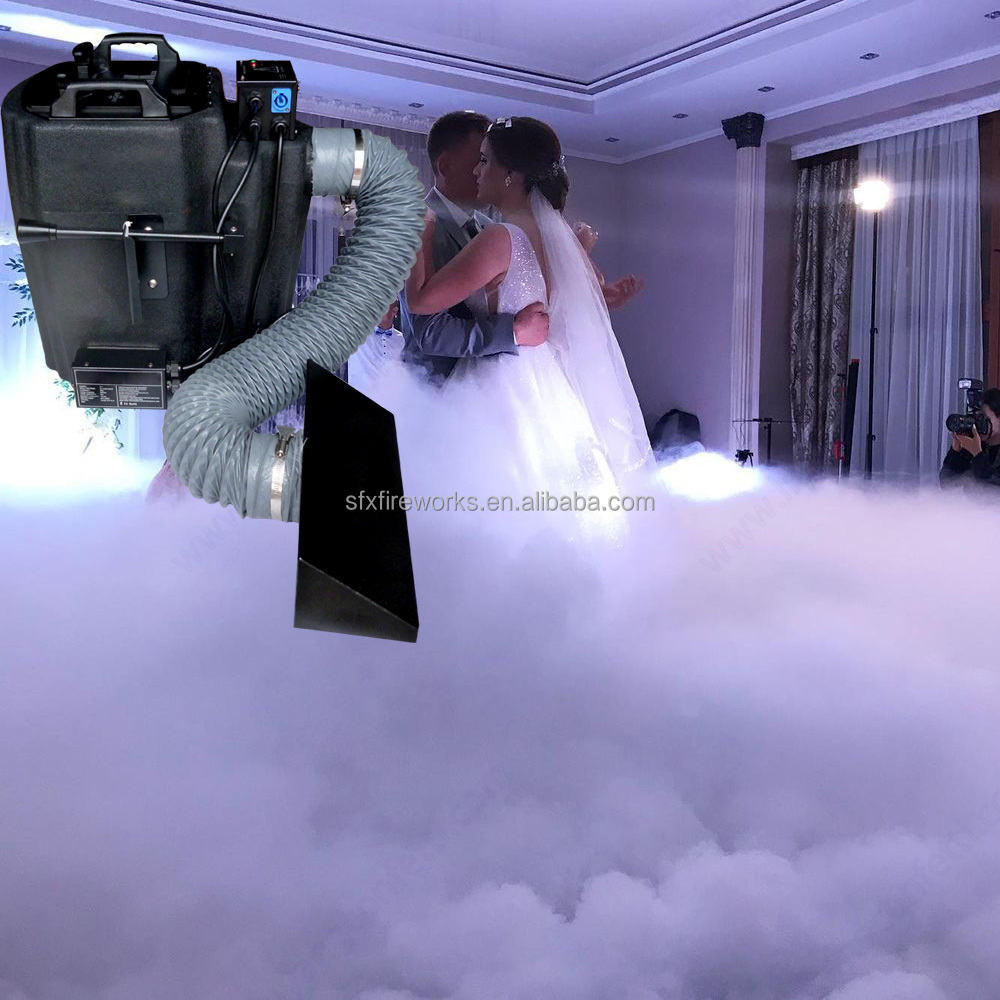 6000W Dry Ice Low Fog Machine  - مراجعة Heavy Equipment In Chinese وسعره