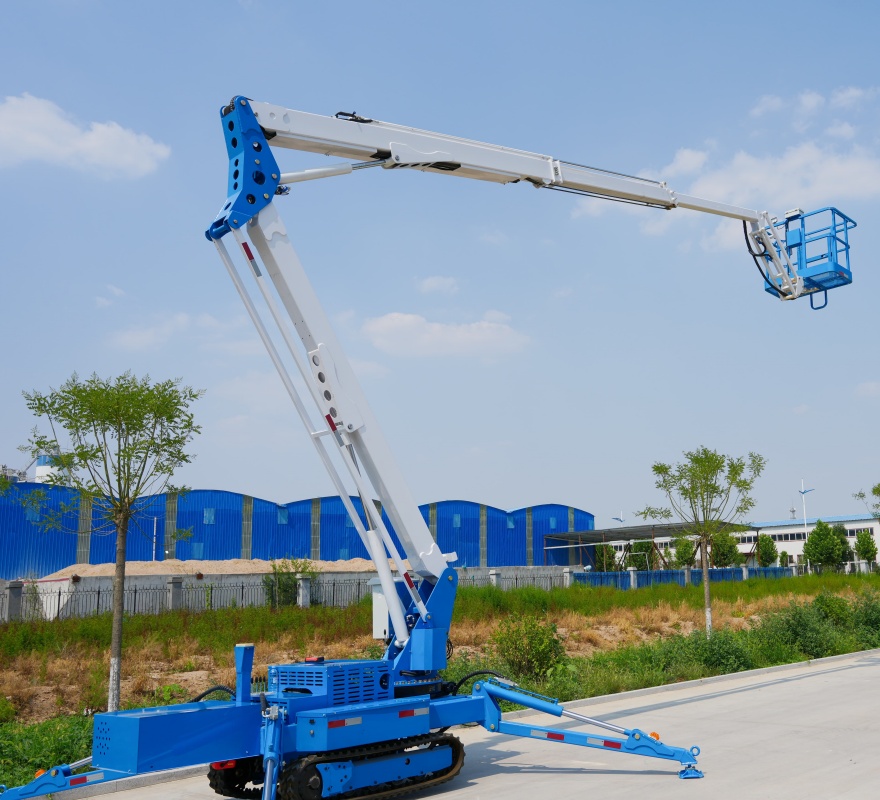 Compact Crawler Hydraulic Lift - مراجعة Compact Crawler Boom Lift وسعره