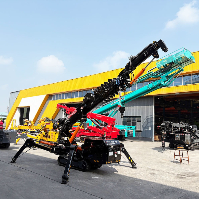 Hot Selling Crawler Spider Cra - مراجعة Compact Crawler Boom Lift وسعره