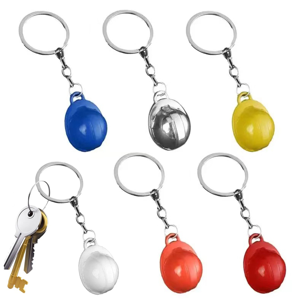 Creative Hard Hat Keychain Min - مراجعة Heavy Equipment Key Ring وسعره