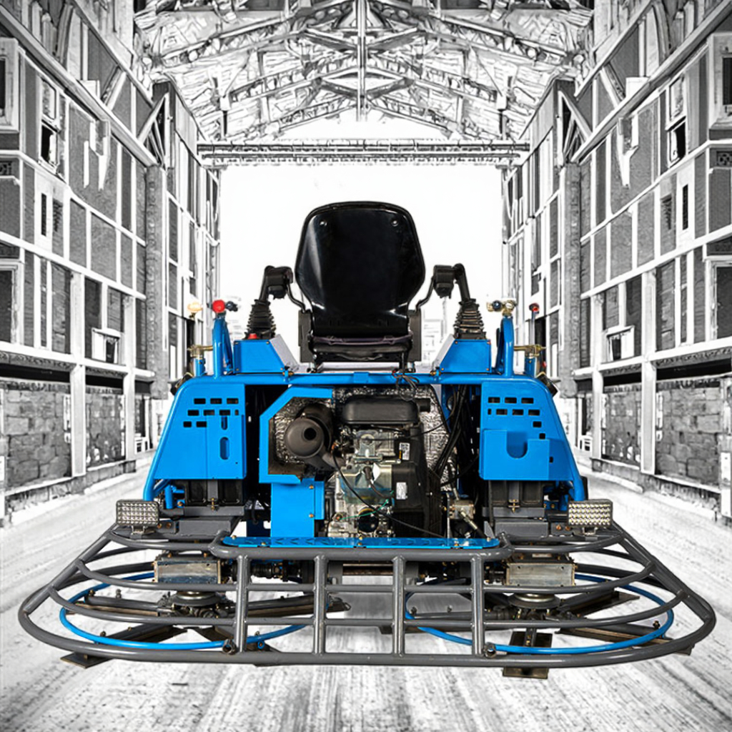 Gearbox Driven Ride On Power T - مراجعة Power Trowel Concrete وسعره