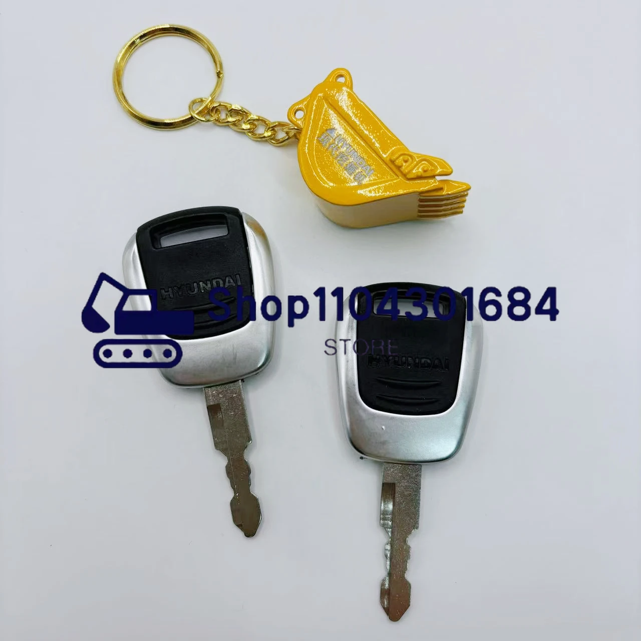 2 PCS Modern Excavator 60 / 80 - مراجعة Heavy Equipment Key Ring وسعره