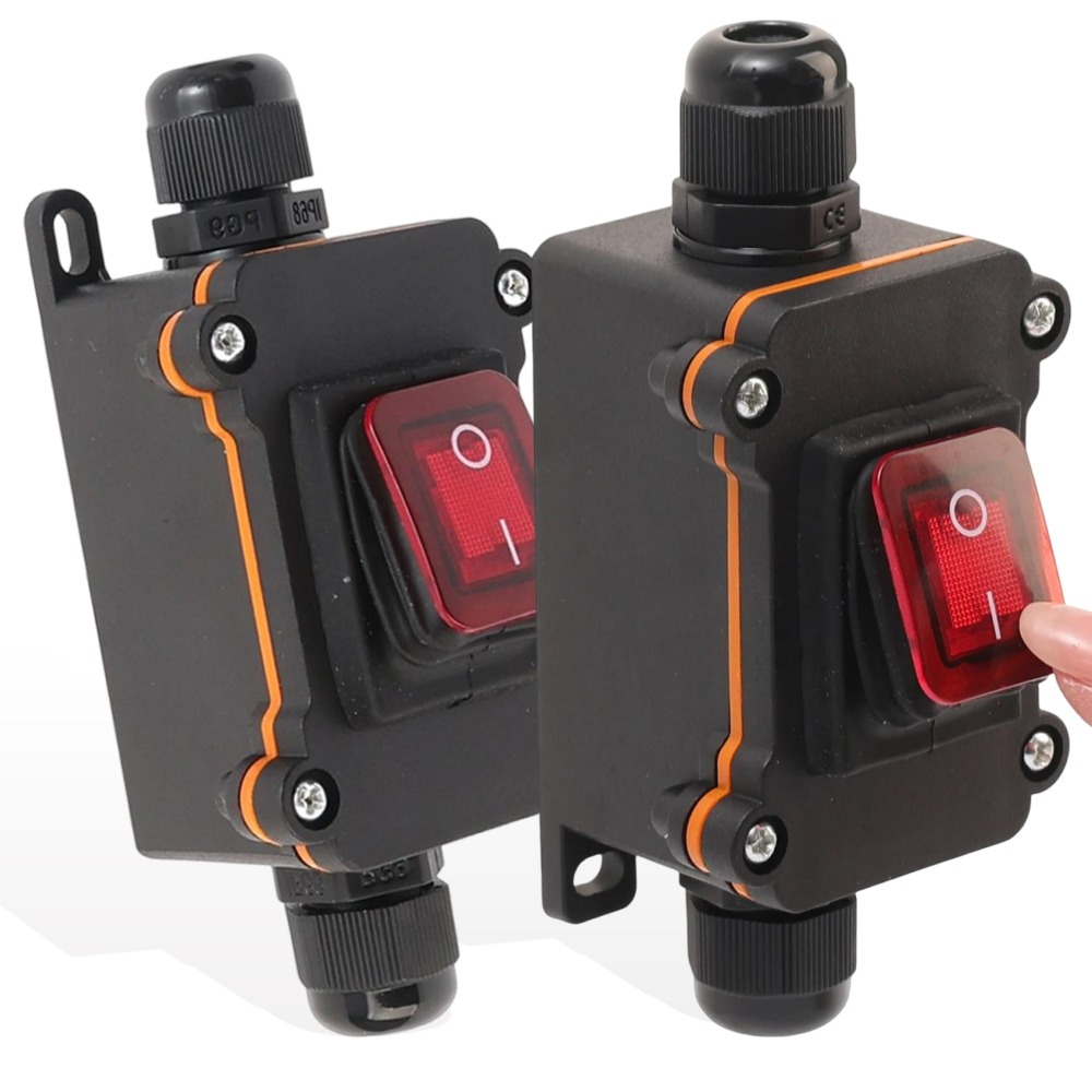Universal Inline Rocker Switch - مراجعة Heavy Equipment Electrical وسعره