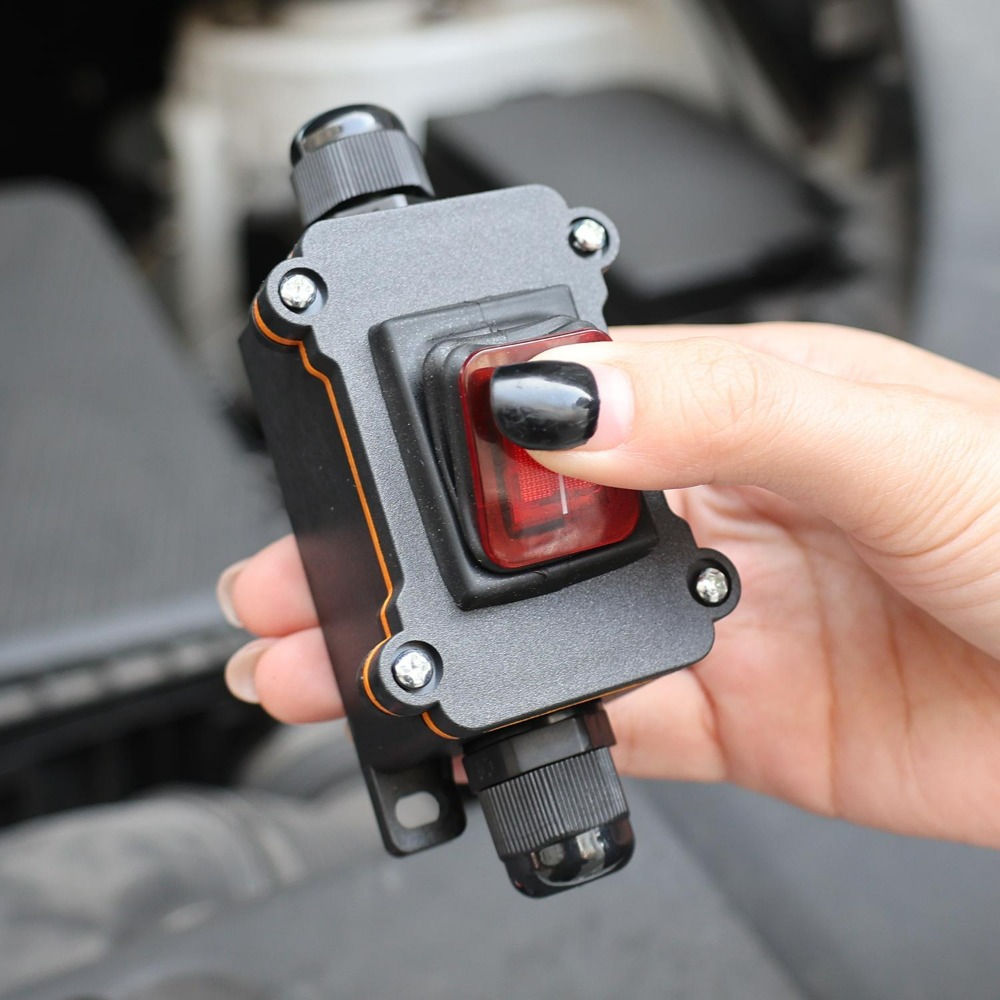 Universal Inline Rocker Switch - مراجعة Heavy Equipment Electrical وسعره