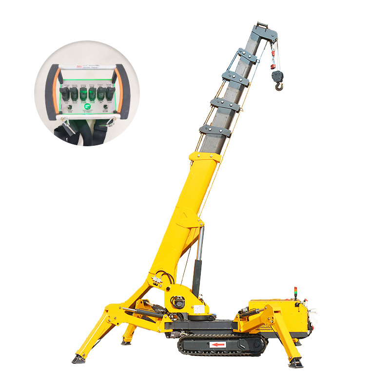 Mini Spider Crane Hydraulic Mi - مراجعة Compact Crawler Boom Lift وسعره