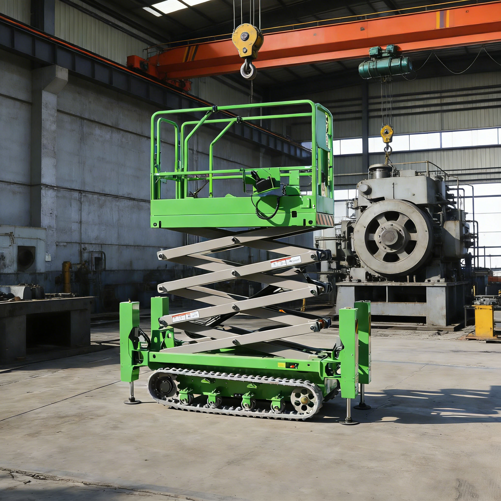 Crawler Aerial Platform Tracke - مراجعة Heavy Equipment Work وسعره