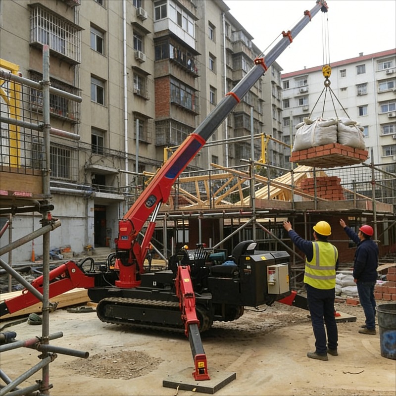 Customized 3 Ton Mini Spider C - مراجعة Compact Crawler Boom Lift وسعره