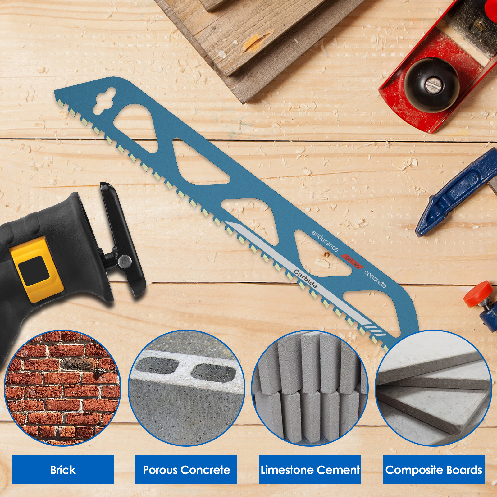 1PC Reciprocating Saw Blade 10 - مراجعة Power Trowel Concrete وسعره