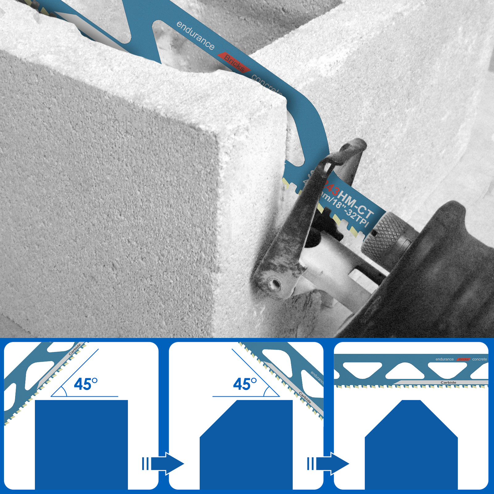 1PC Reciprocating Saw Blade 10 - مراجعة Power Trowel Concrete وسعره