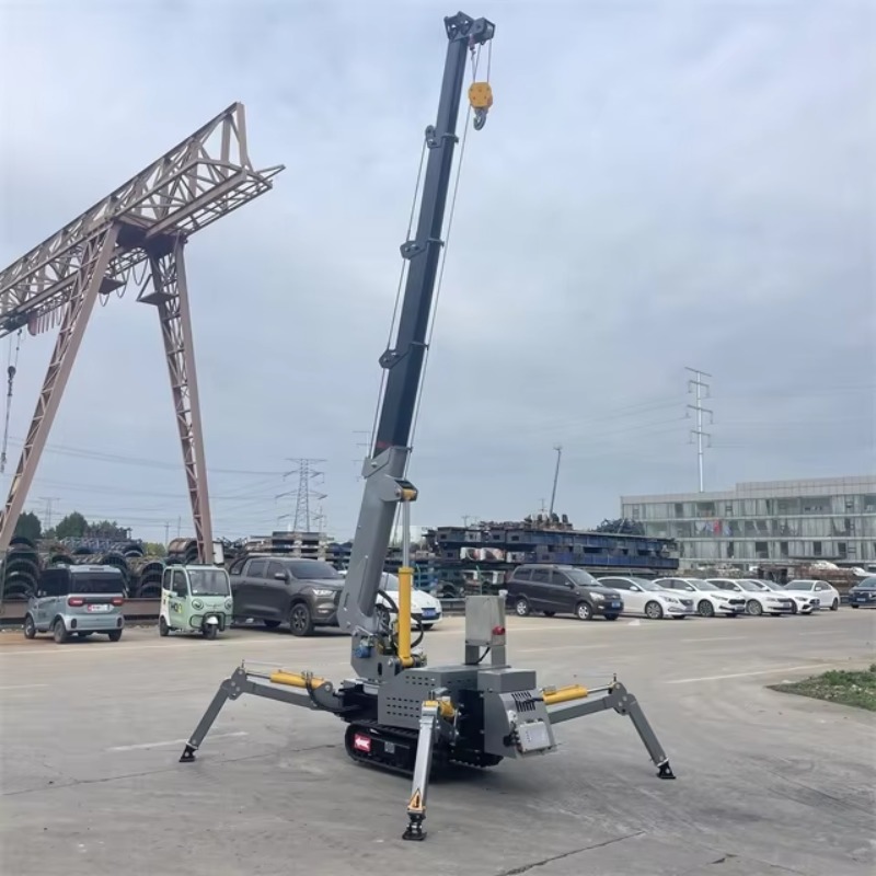 Compact Mini Spider Crane Hydr - مراجعة Heavy Equipment Electrical وسعره