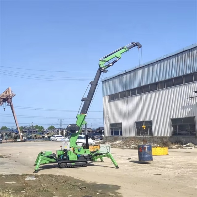 Compact Mini Spider Crane Hydr - مراجعة Heavy Equipment Electrical وسعره