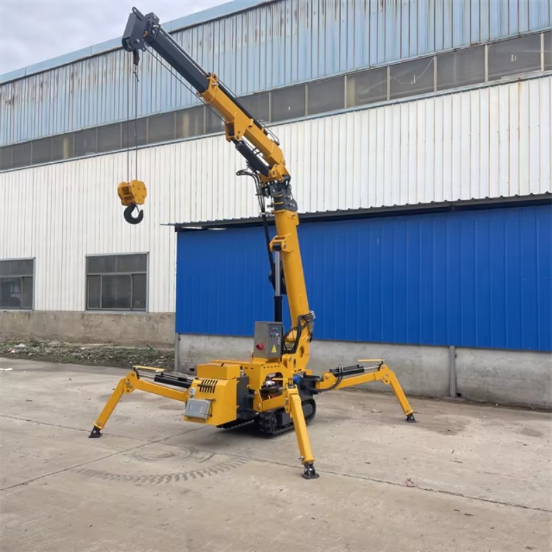 Compact Mini Spider Crane Hydr - مراجعة Heavy Equipment Electrical وسعره