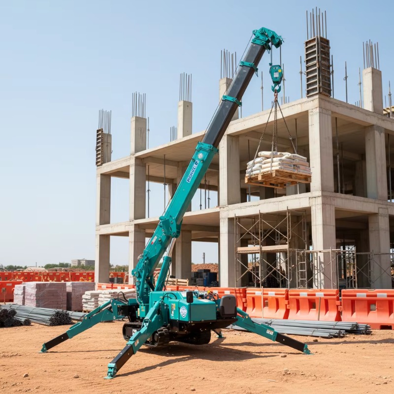 Spider Cranes Mini Crawler Cra - مراجعة Compact Crawler Boom Lift وسعره