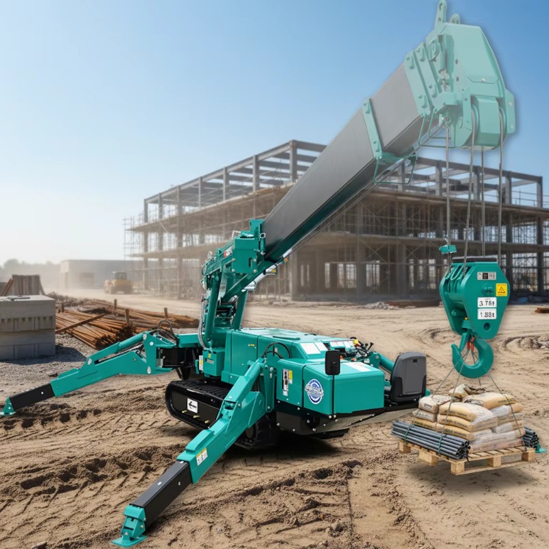 Spider Cranes Mini Crawler Cra - مراجعة Compact Crawler Boom Lift وسعره
