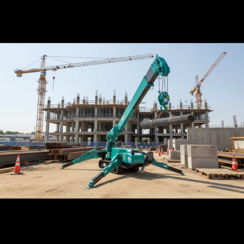 Spider Cranes Mini Crawler Cra - مراجعة Compact Crawler Boom Lift وسعره
