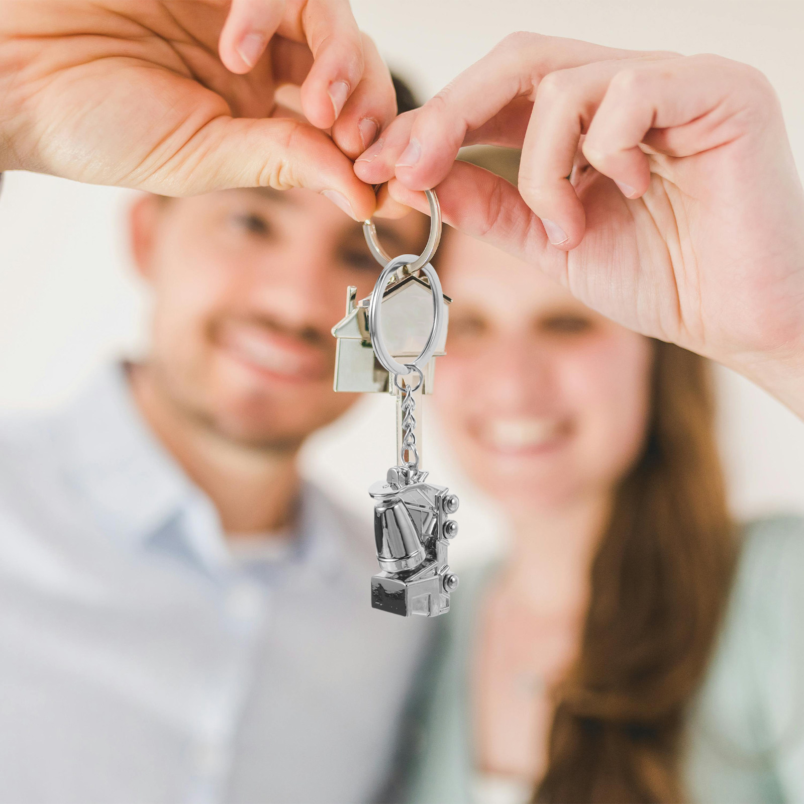 Alloy Keychain Mixer Truck Con - مراجعة Heavy Equipment Key Ring وسعره