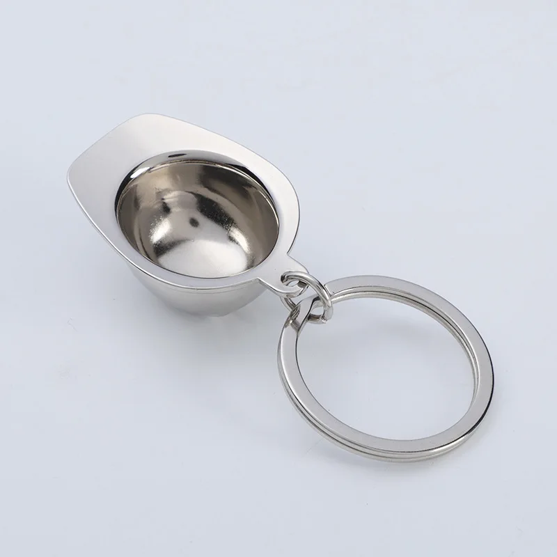 3D safety helmet keychain key  - مراجعة Heavy Equipment Key Ring وسعره