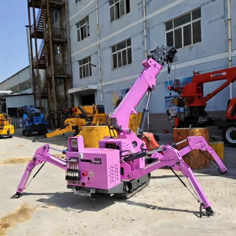 7Ton Remote Control Spider Cra - مراجعة Compact Crawler Boom Lift وسعره