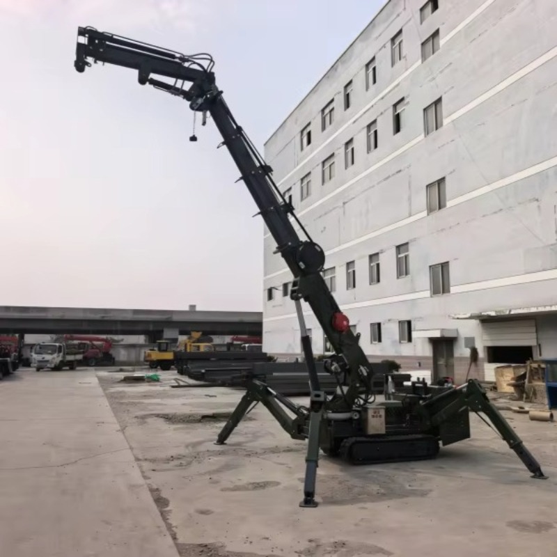 7Ton Remote Control Spider Cra - مراجعة Compact Crawler Boom Lift وسعره