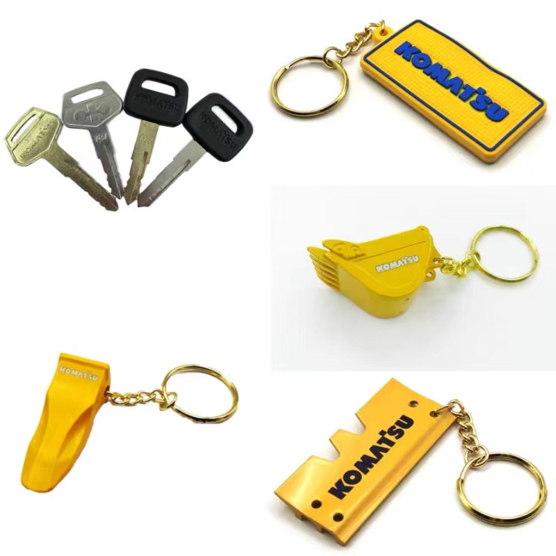 F0001 For komatsu Keychain PC- - مراجعة Heavy Equipment Key Ring وسعره
