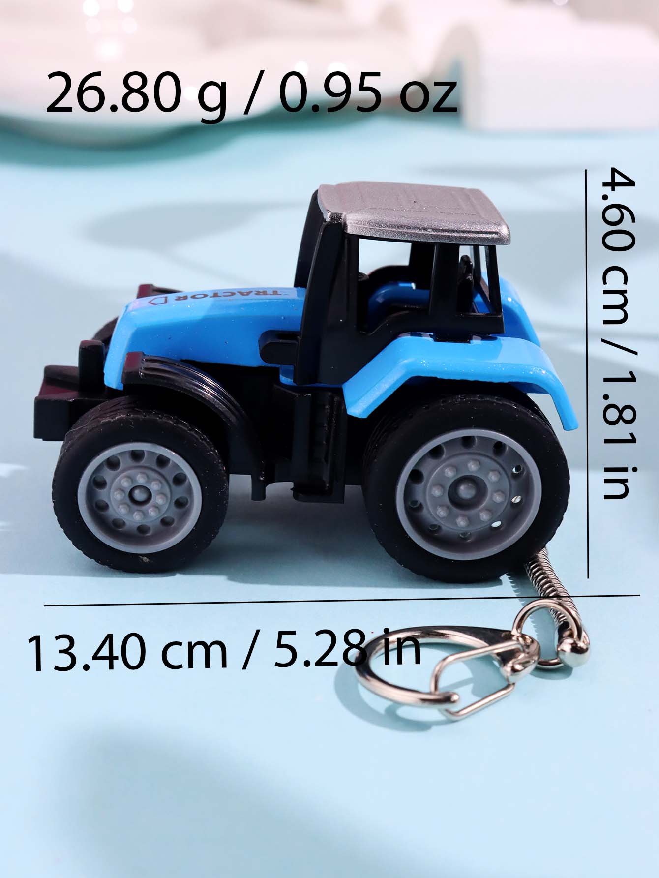 Funny Creative Colorful Resin  - مراجعة Heavy Equipment Key Ring وسعره