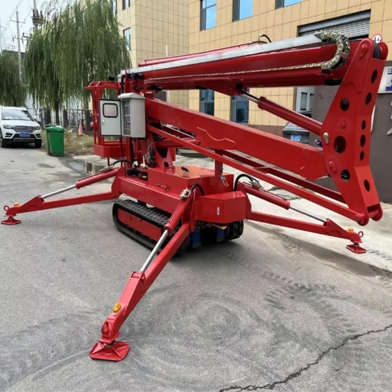 YG Customized 12m Briggs & Str - مراجعة Compact Crawler Boom Lift وسعره