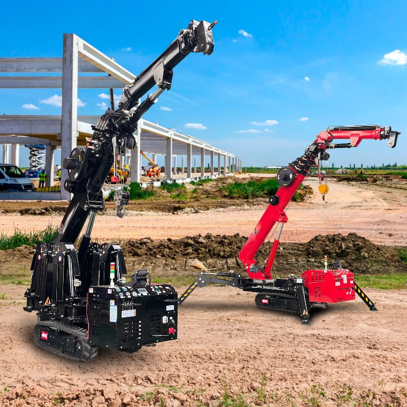 Compact Mini Spider Crane Hydr - مراجعة Heavy Equipment Electrical وسعره
