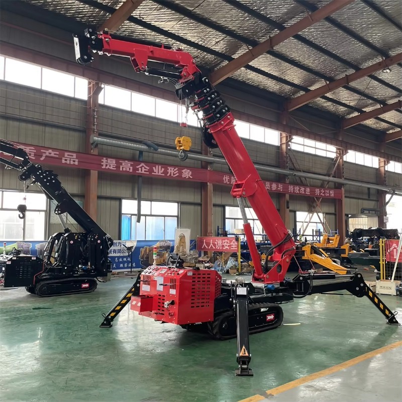 Compact Mini Spider Crane Hydr - مراجعة Heavy Equipment Electrical وسعره