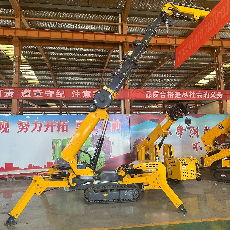 Compact Mini Spider Crane Hydr - مراجعة Heavy Equipment Electrical وسعره