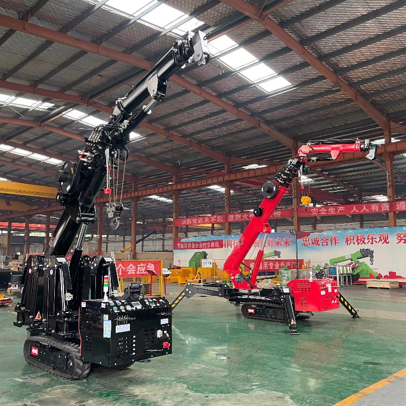Compact Mini Spider Crane Hydr - مراجعة Heavy Equipment Electrical وسعره