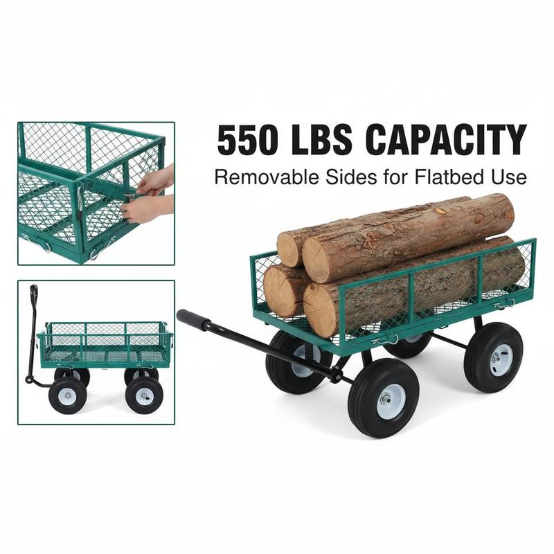 Iron Utility Wagon 34 x 18 Inc - مراجعة Heavy Equipment Work وسعره