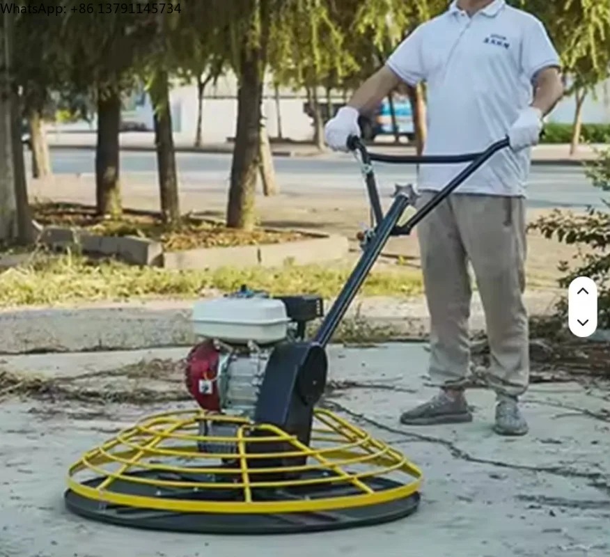 Hand-Pushed Concrete Helicopte - مراجعة Power Trowel Concrete وسعره