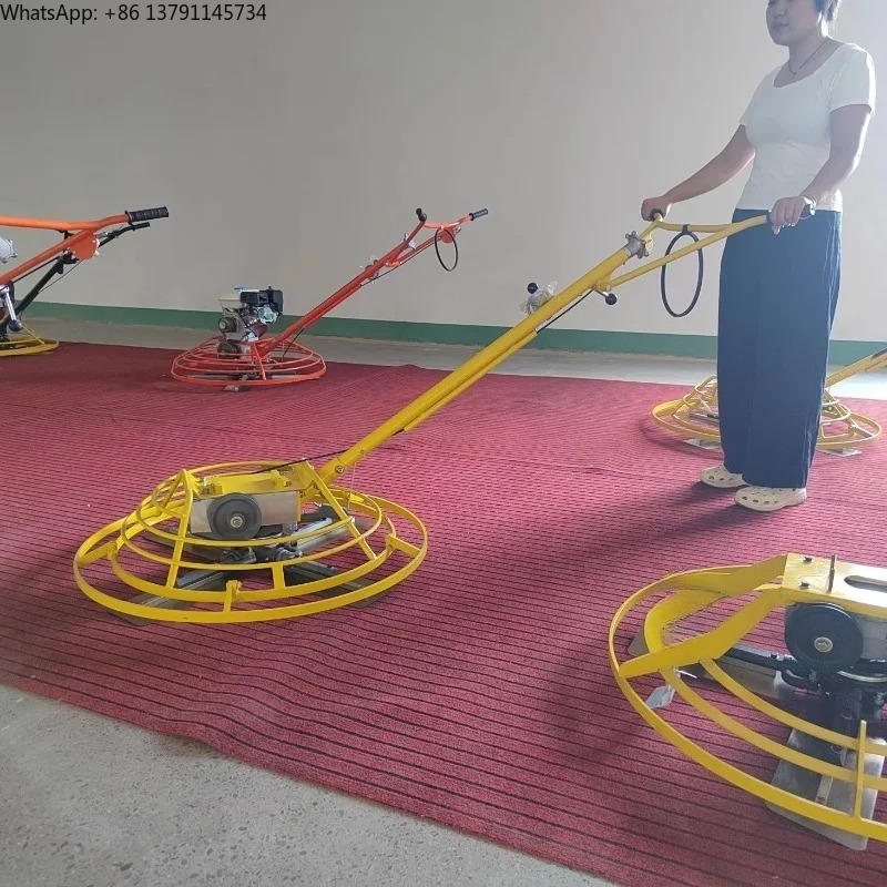 Hand-Pushed Concrete Helicopte - مراجعة Power Trowel Concrete وسعره