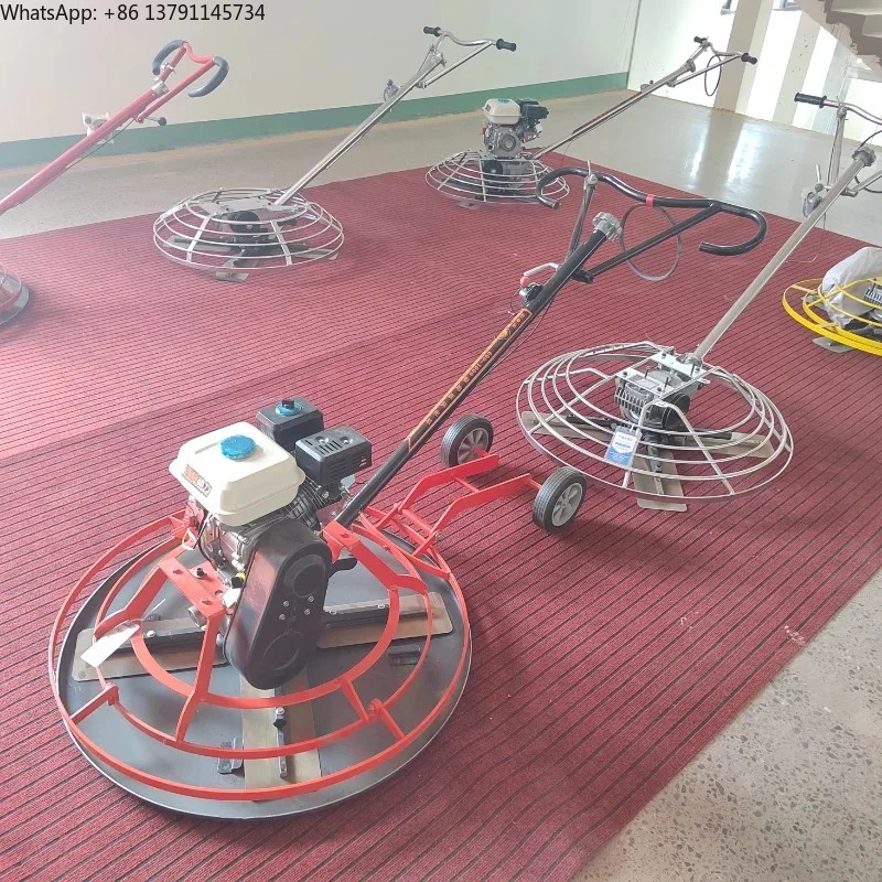 Hand-Pushed Concrete Helicopte - مراجعة Power Trowel Concrete وسعره