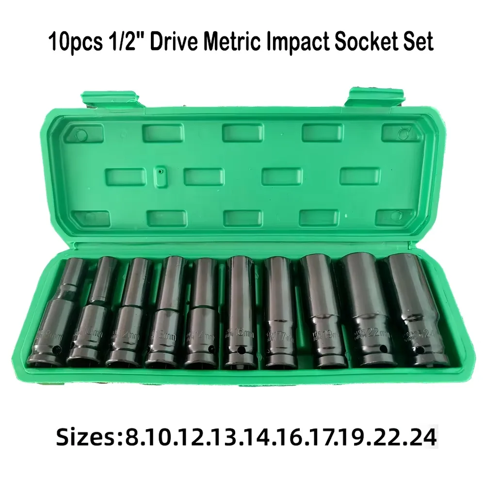 10PCS Metric Impact Socket Wre - مراجعة Heavy Equipment Maintenance وسعره