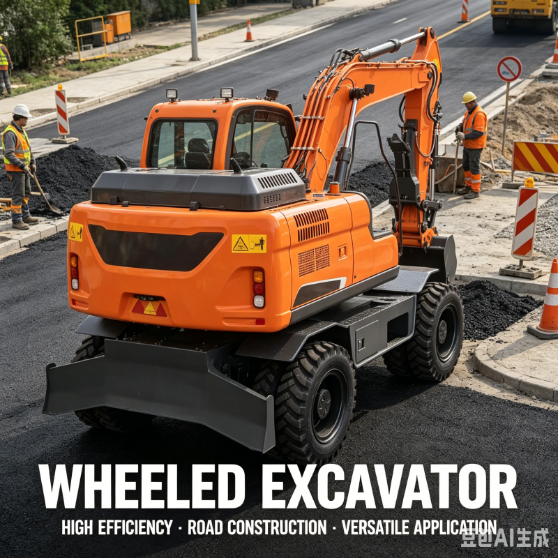 Durable Wheel Mounted Excavato - مراجعة Heavy Equipment Work وسعره