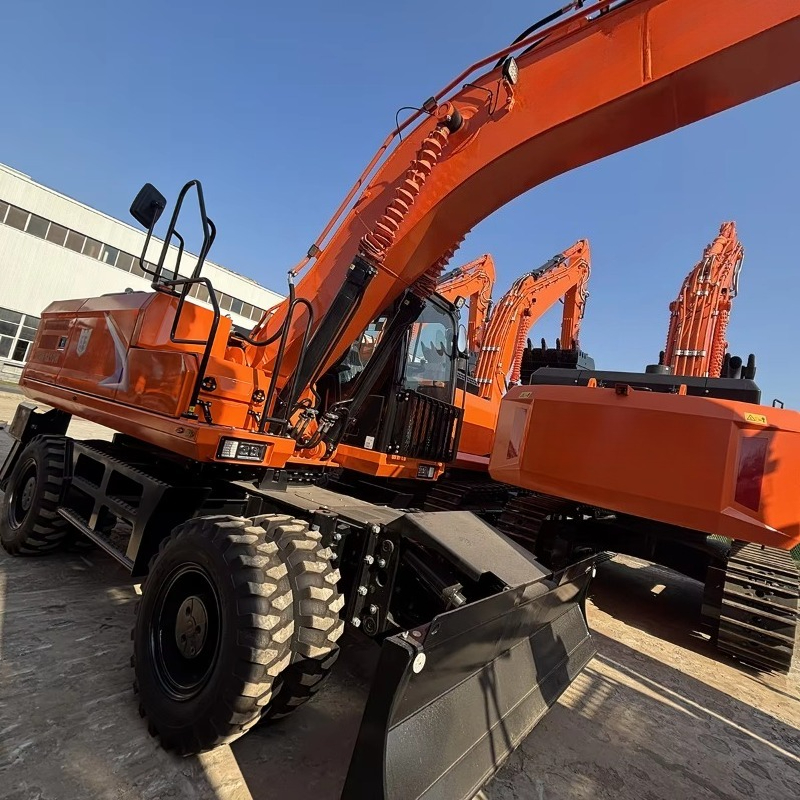 Durable Wheel Mounted Excavato - مراجعة Heavy Equipment Work وسعره