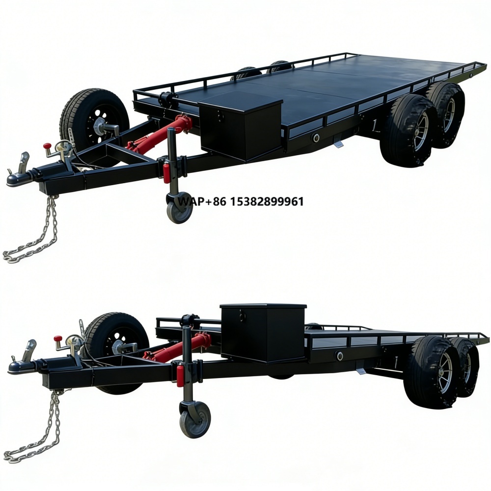Heavy-Duty Double Axle Steel C - مراجعة Heavy Equipment Haulers وسعره
